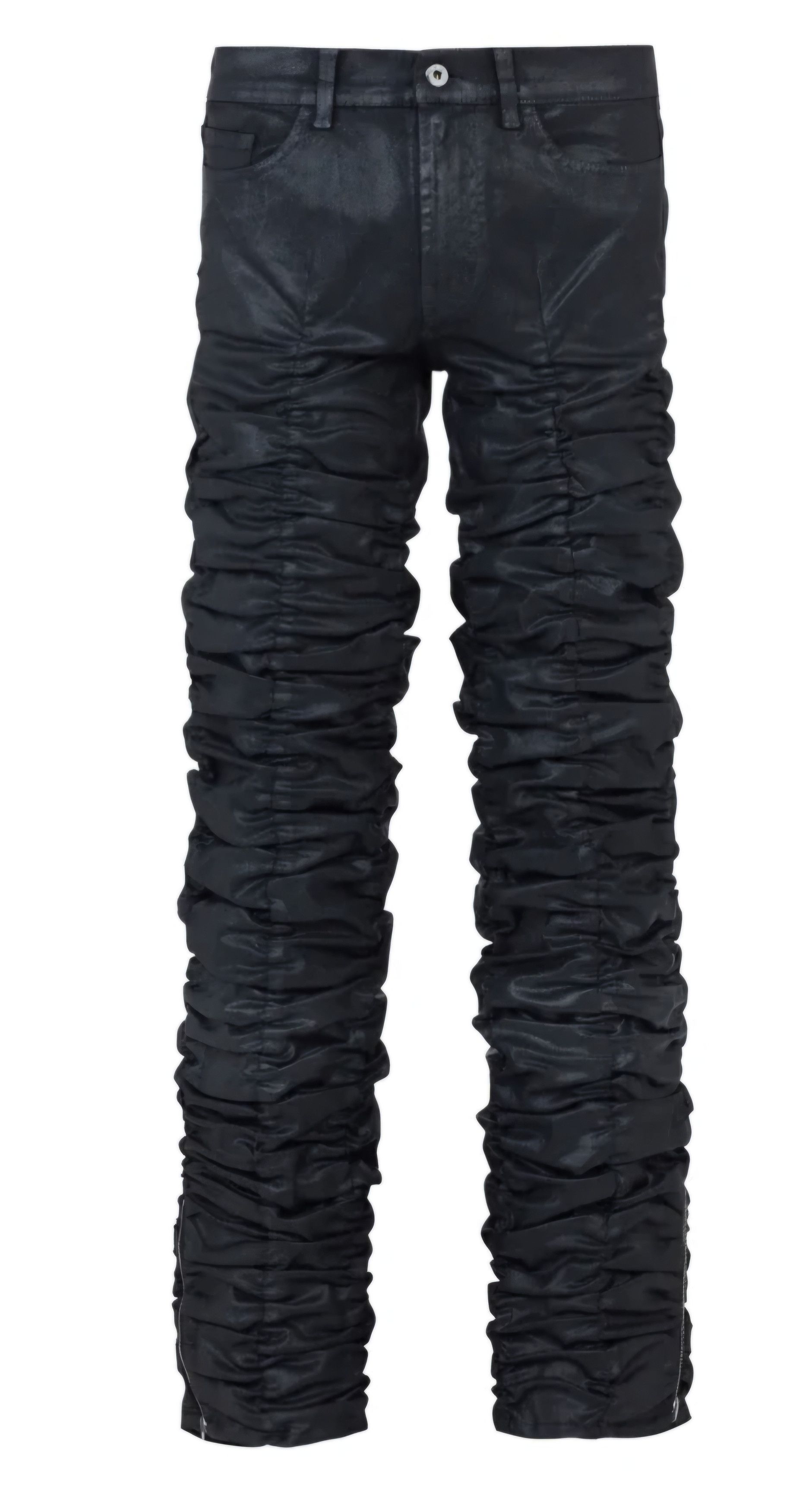Marc Jacques Burton MJB Marc Jacques Burton Black Stack Acid Wash Jeans Size US 32 / EU 48 - 1 Thumbnail