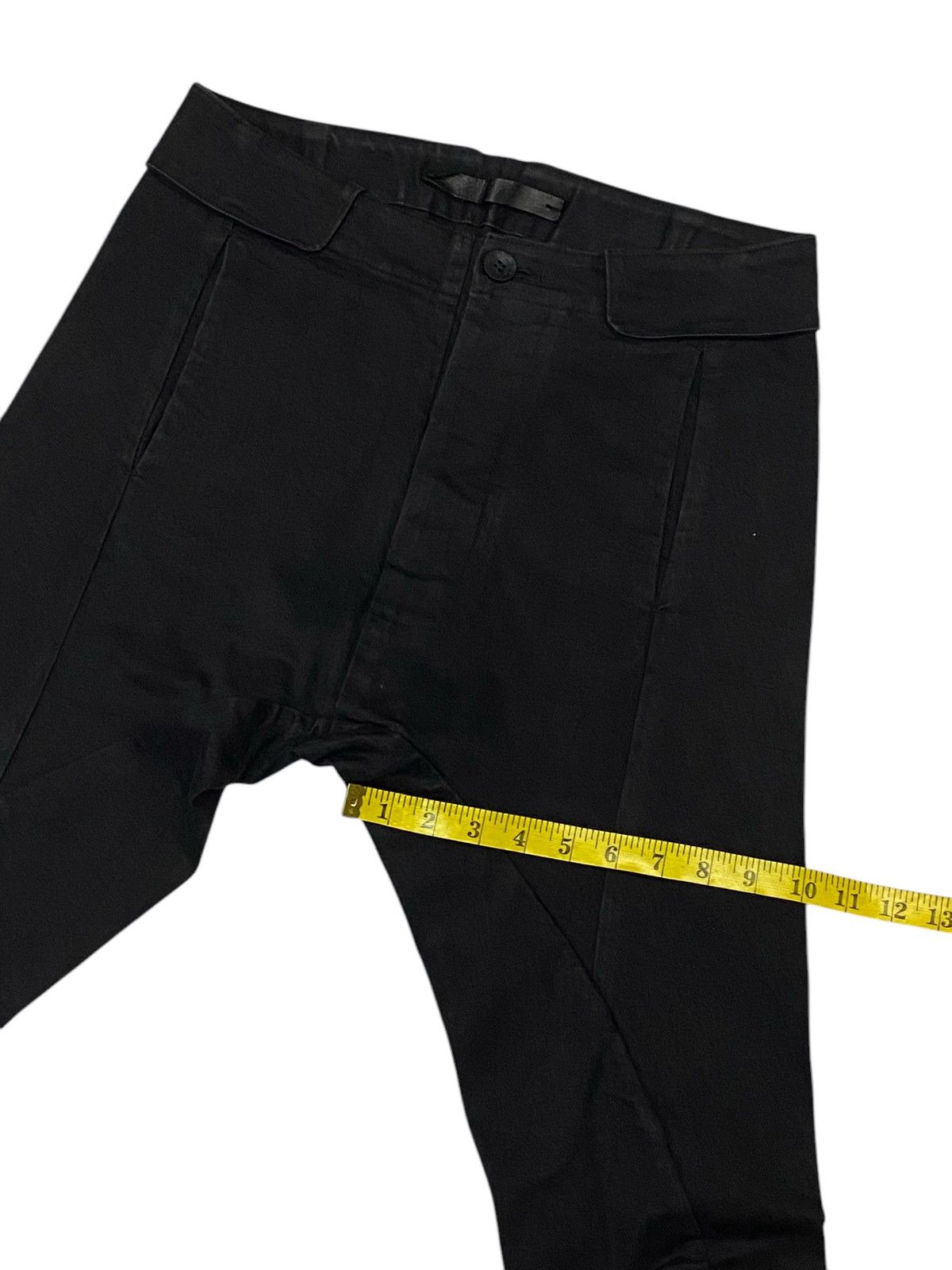If Six Was Nine N/07 Spandex-Denim Stretch Dropslim Sarrouel Pnats Size US 30 / EU 46 - 17 Thumbnail