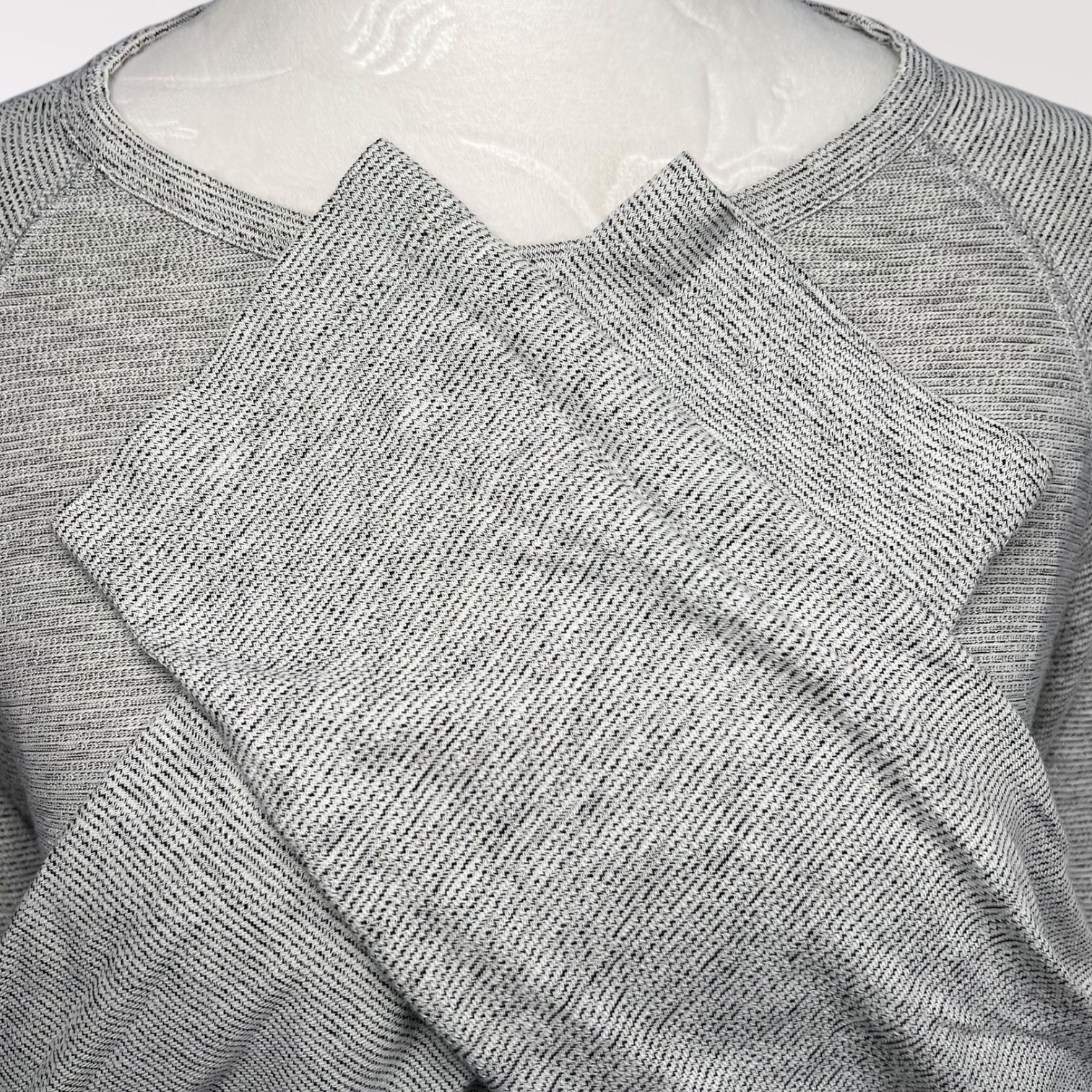Designer Billy Reid Long Sleeve Top Crew Neck Cotton Blend Small Size S / US 4 / IT 40 - 8 Thumbnail