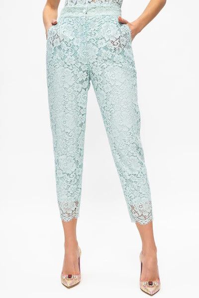 Dolce & Gabbana o1y0925 Sweatpant in Turquoise Size 25" / US 0 / IT 36 - 2 Thumbnail
