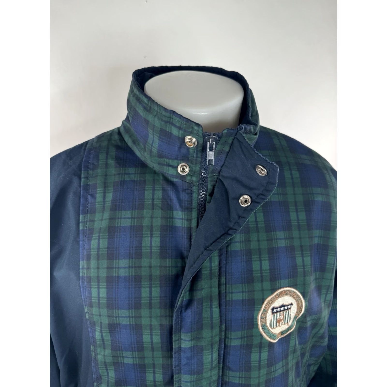 Vintage Schneiders Oversized L Jacket Men QUARTER HORSE CONGRESS Ohio 99 Official Embroidered Horse Equestrian Blue / Green Size US L / EU 52-54 / 3 - 2 Thumbnail