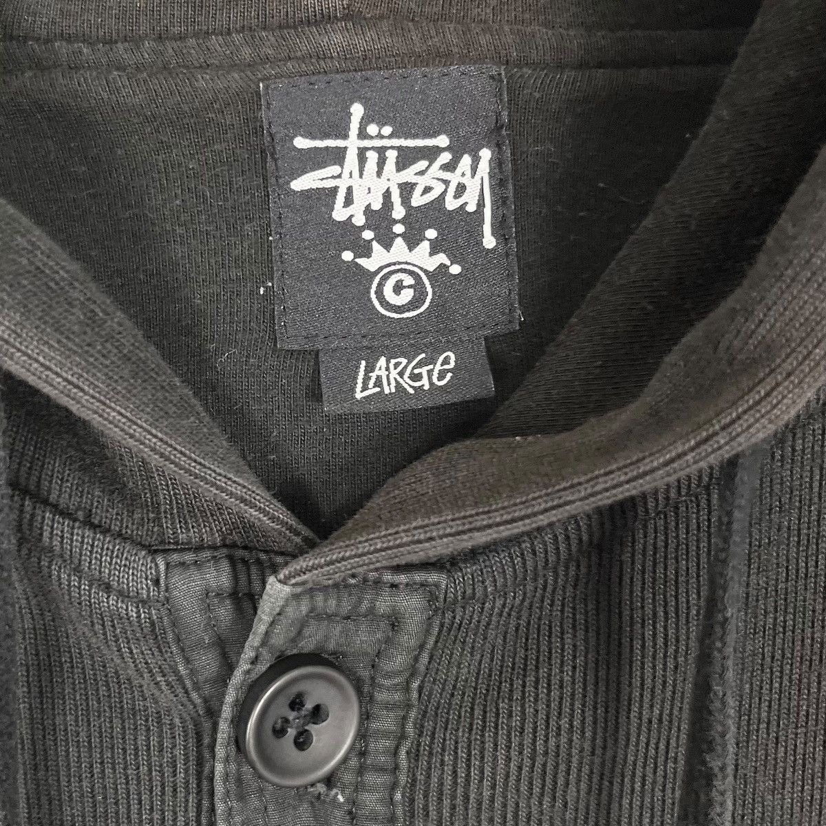 Stussy Stussy Button Hoodie Jacket Size US L / EU 52-54 / 3 - 5 Thumbnail