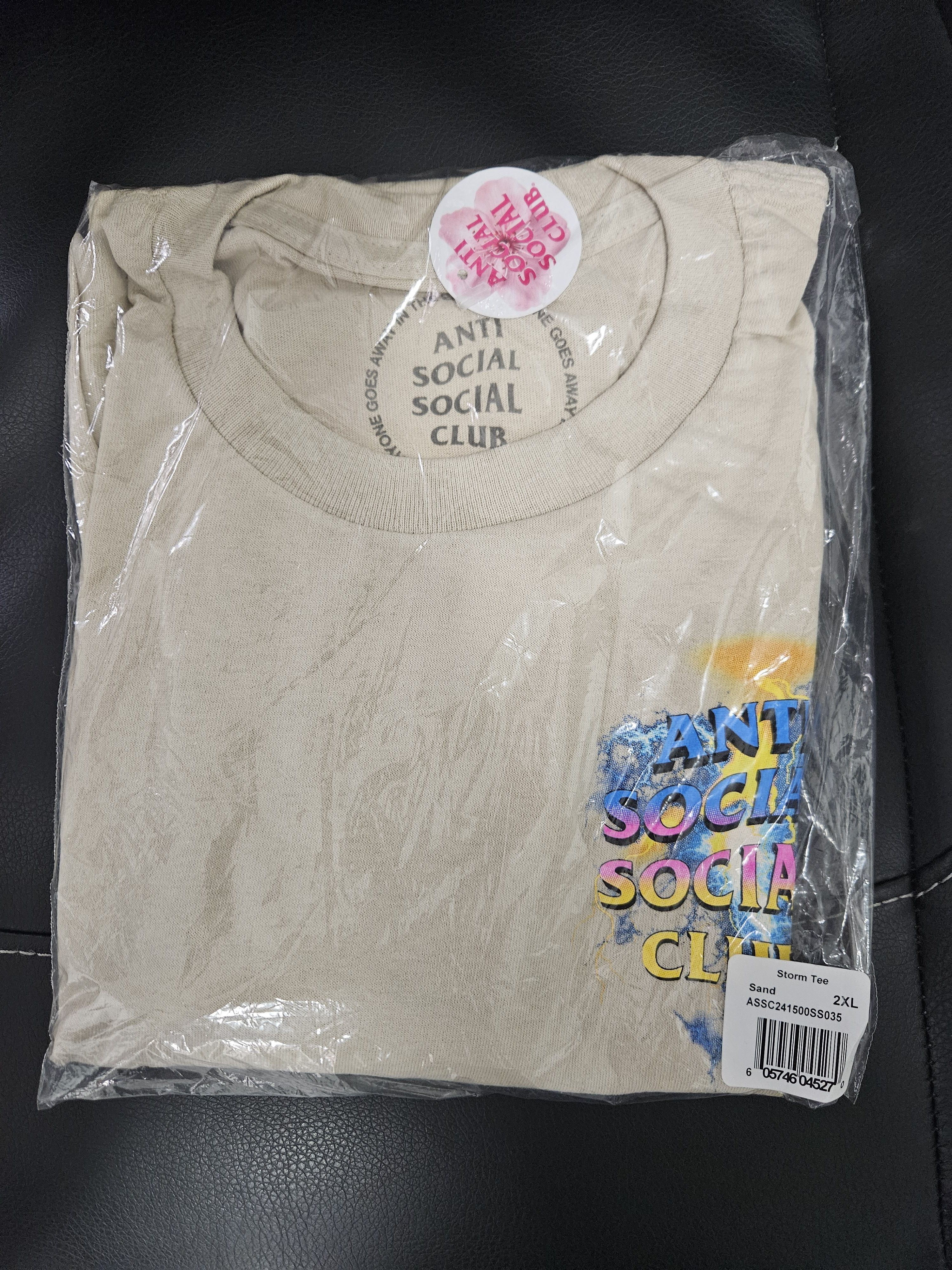 Anti Social Social Club Anti Social Social Club Storm Tee 100% Authentic Sealed Size US XXL / EU 58 / 5 - 1 Thumbnail