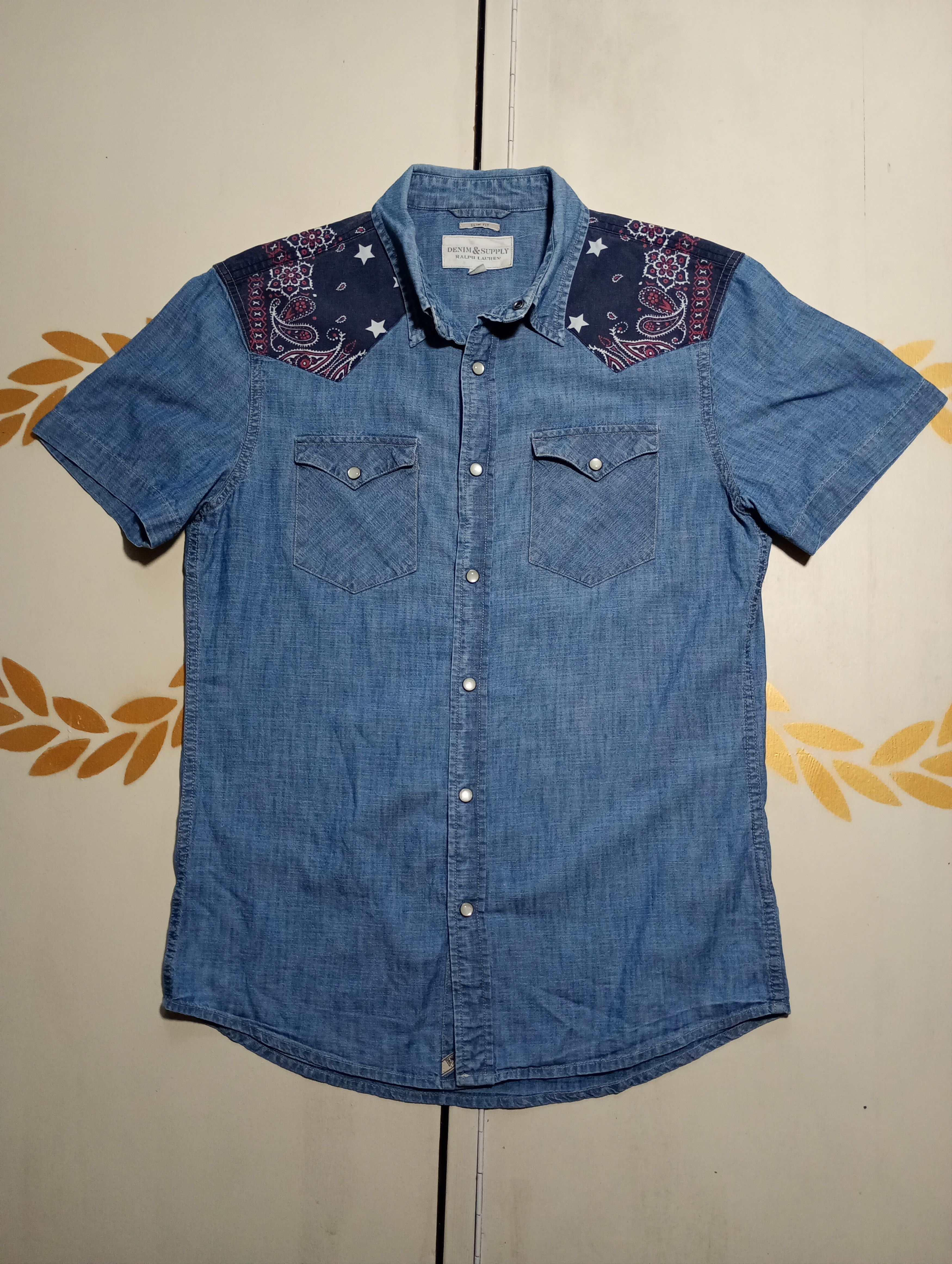 Denim & Supply Ralph Lauren Denim & Supply Ralph Lauren Short Sleeve Shirt Size US M / EU 48-50 / 2 - 1 Thumbnail