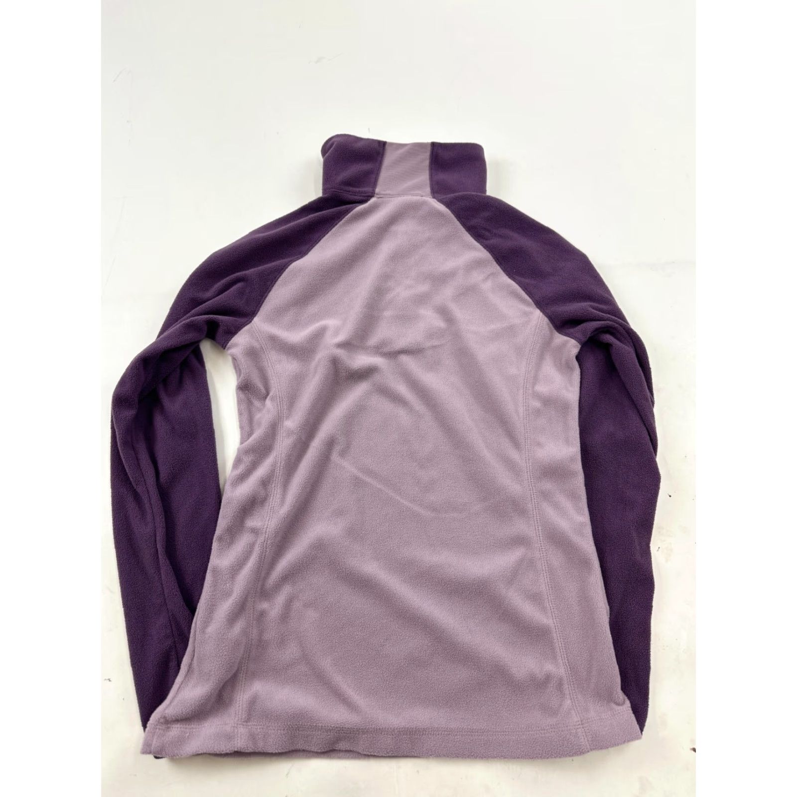 Vintage Columbia Sweatshirt Womens Small Purple Fleece 1/4 Zip Athletic Gym Sportswear Size S / US 4 / IT 40 - 2 Thumbnail