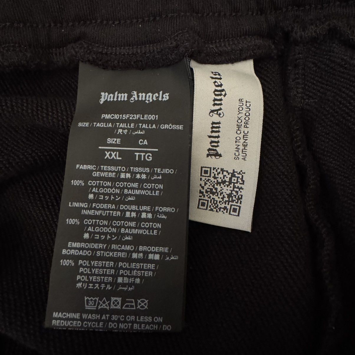 Palm Angels Palm Angels Embroidered Logo Sweat Shorts Size US 38 / EU 54 - 7 Thumbnail