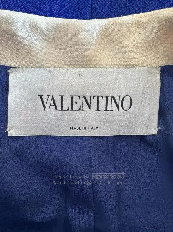 Valentino Valentino Blue Wool Women's Coat . Size M / US 6-8 / IT 42-44 - 5 Thumbnail