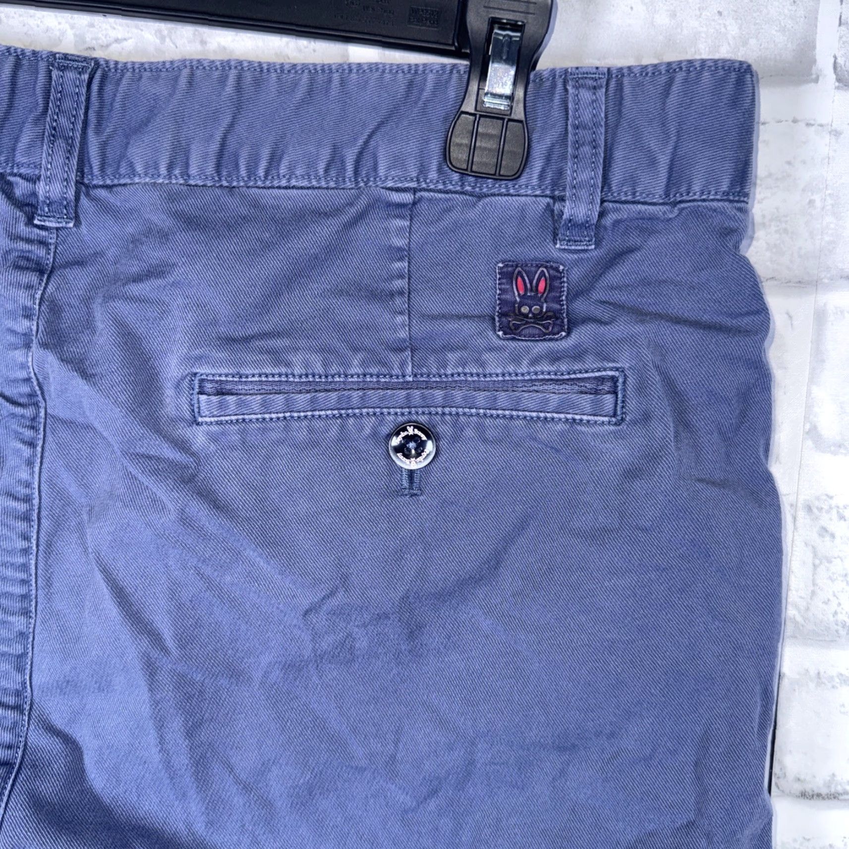 Psycho Bunny Psycho Bunny Men's Blue Casual Shorts Size 30 Chino Casual Mens Size US 30 / EU 46 - 3 Thumbnail