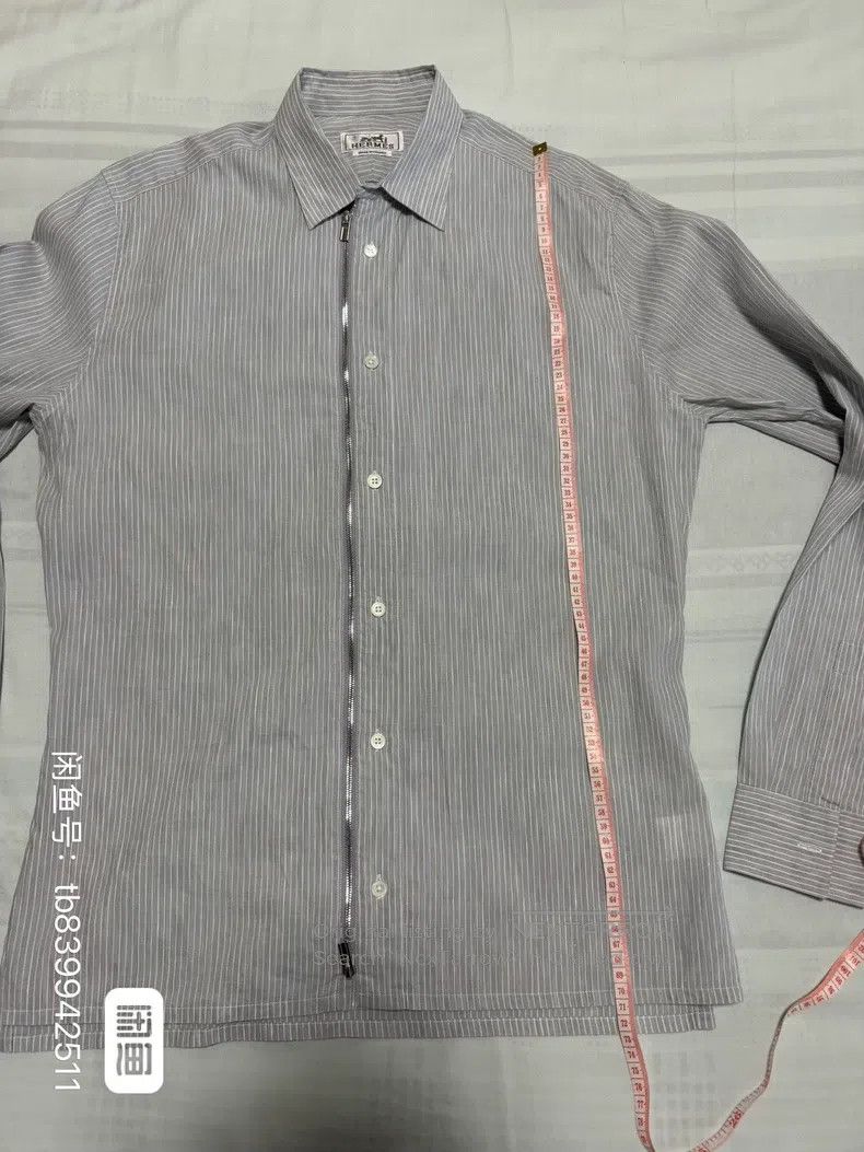 Hermes Hermes size 39 Linen jacket shirt Size US M / EU 48-50 / 2 - 5 Thumbnail