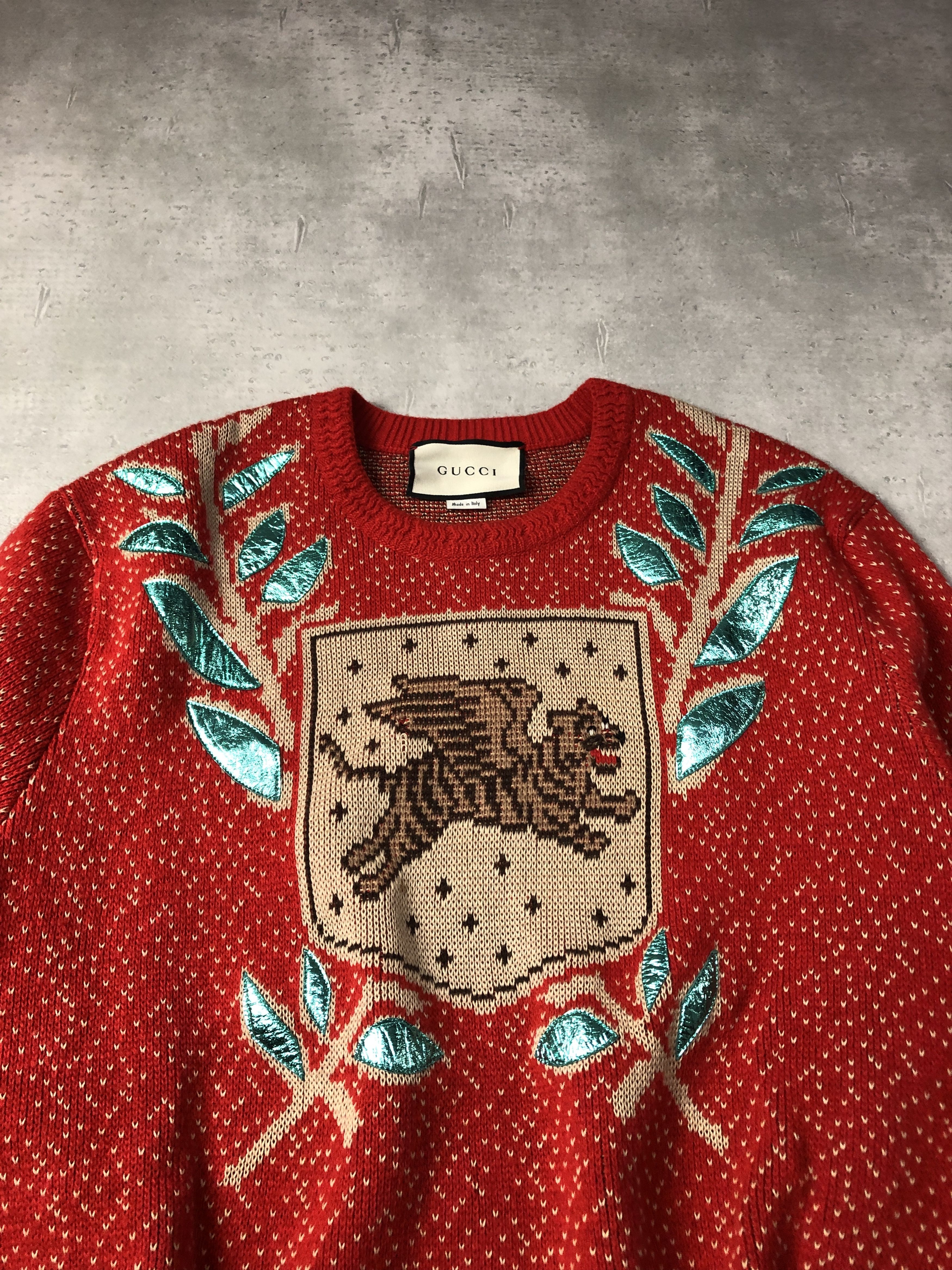 Gucci Rare Gucci Symbolic Knit Sweater Size US M / EU 48-50 / 2 - 7 Thumbnail