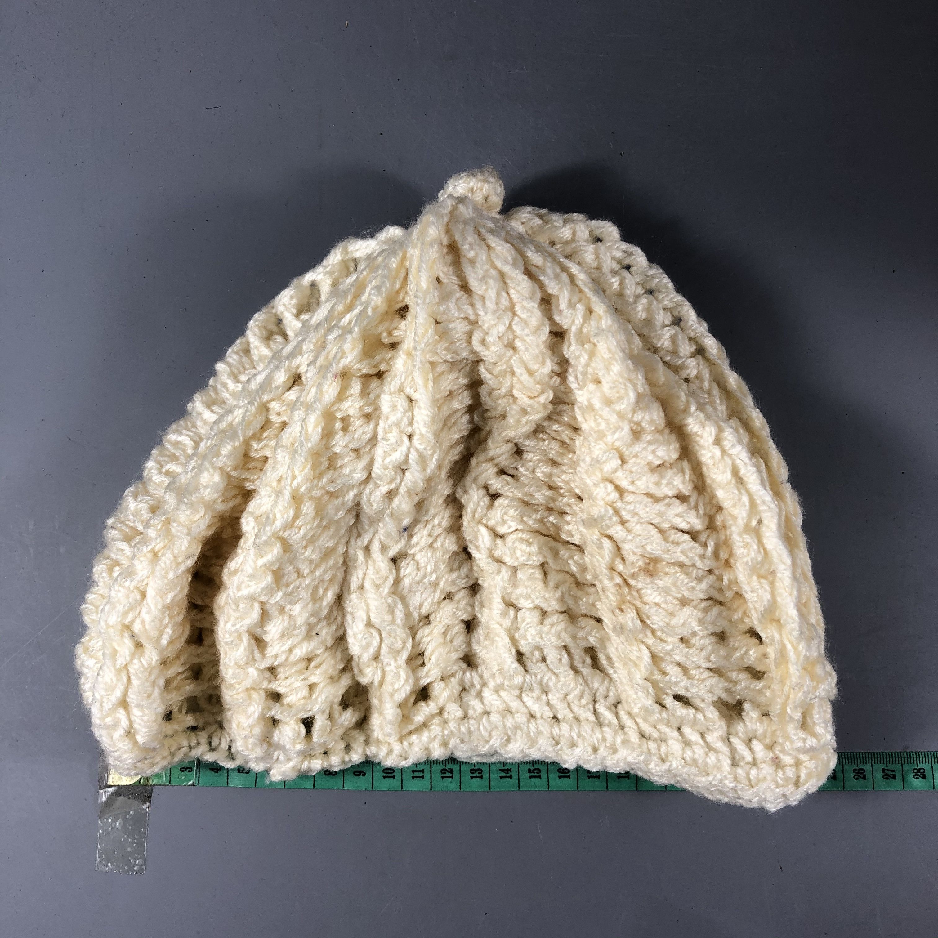 Japanese Brand Japanese Brand Cable Knit Beanie Snowcap Size ONE SIZE - 3 Thumbnail