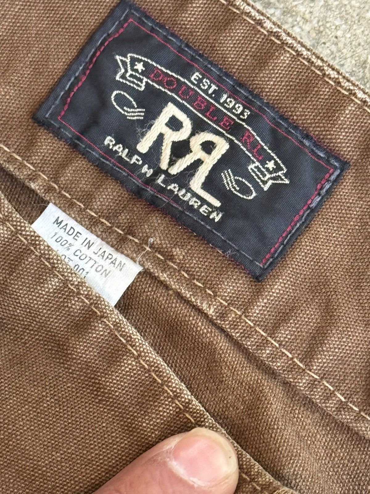 RRL Ralph Lauren RRL Buckle back pants made in Japan work wear Size US 32 / EU 48 - 2 Thumbnail