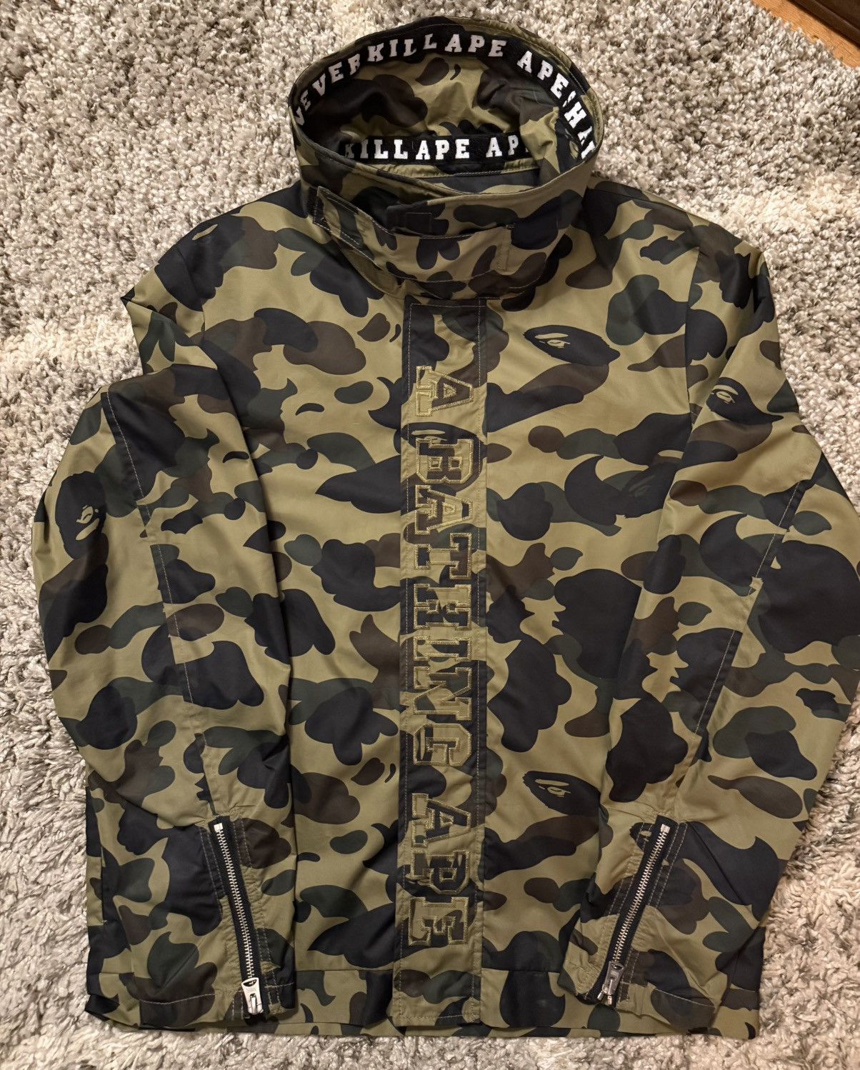 Bape A Bathing Ape “1st Camo Rescue Windbreaker” Size US L / EU 52-54 / 3 - 1 Thumbnail