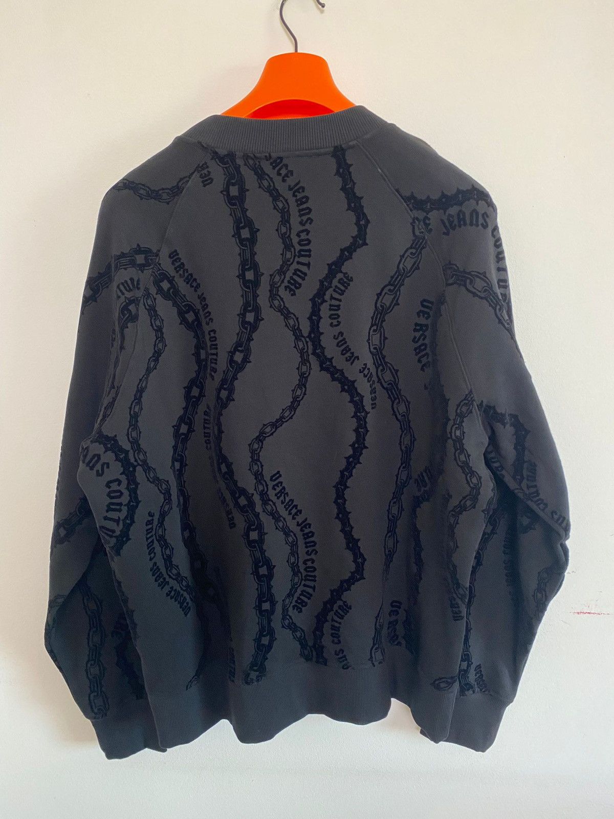 Versace Jeans Couture Brushed Flock Couture Sweatshirt Versace Jeans Culture L Size US L / EU 52-54 / 3 - 9 Thumbnail