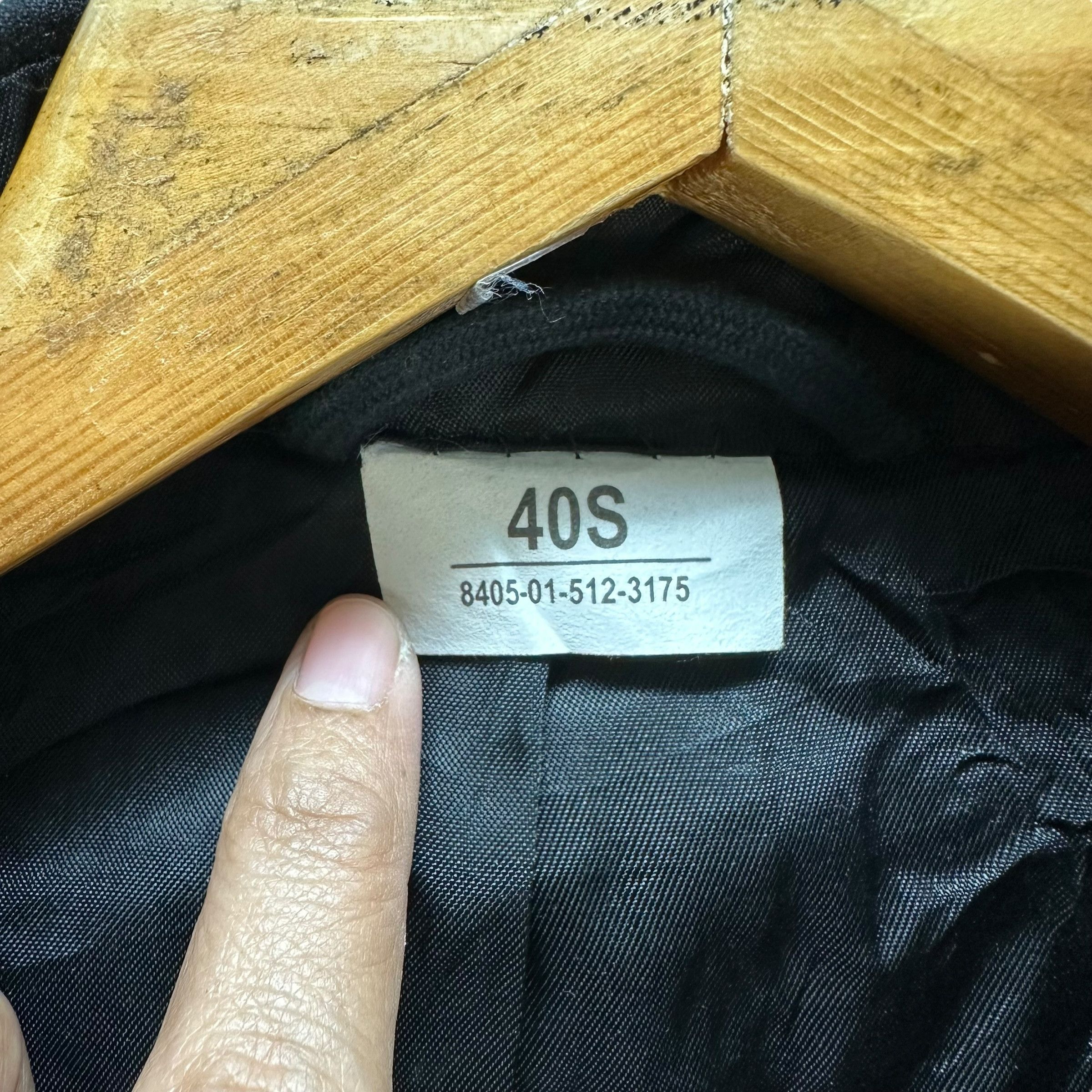Vintage 80s DSCP Crown Clothing Company USA Gabardine Coat #A17-0411 Size US S / EU 44-46 / 1 - 12 Thumbnail