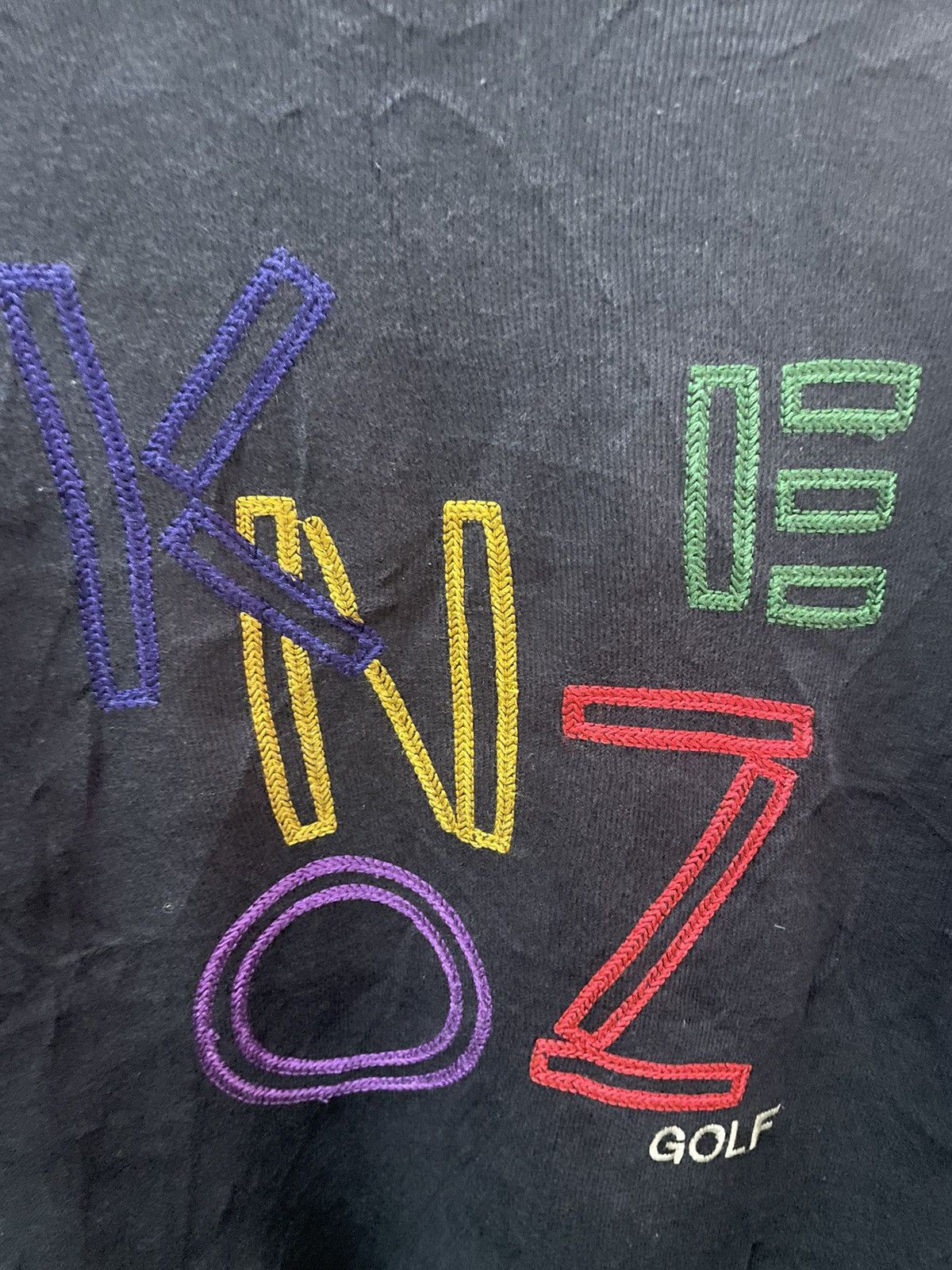 Kenzo Kenzo Golf Sweetshirt Big Spellout Size US L / EU 52-54 / 3 - 4 Thumbnail