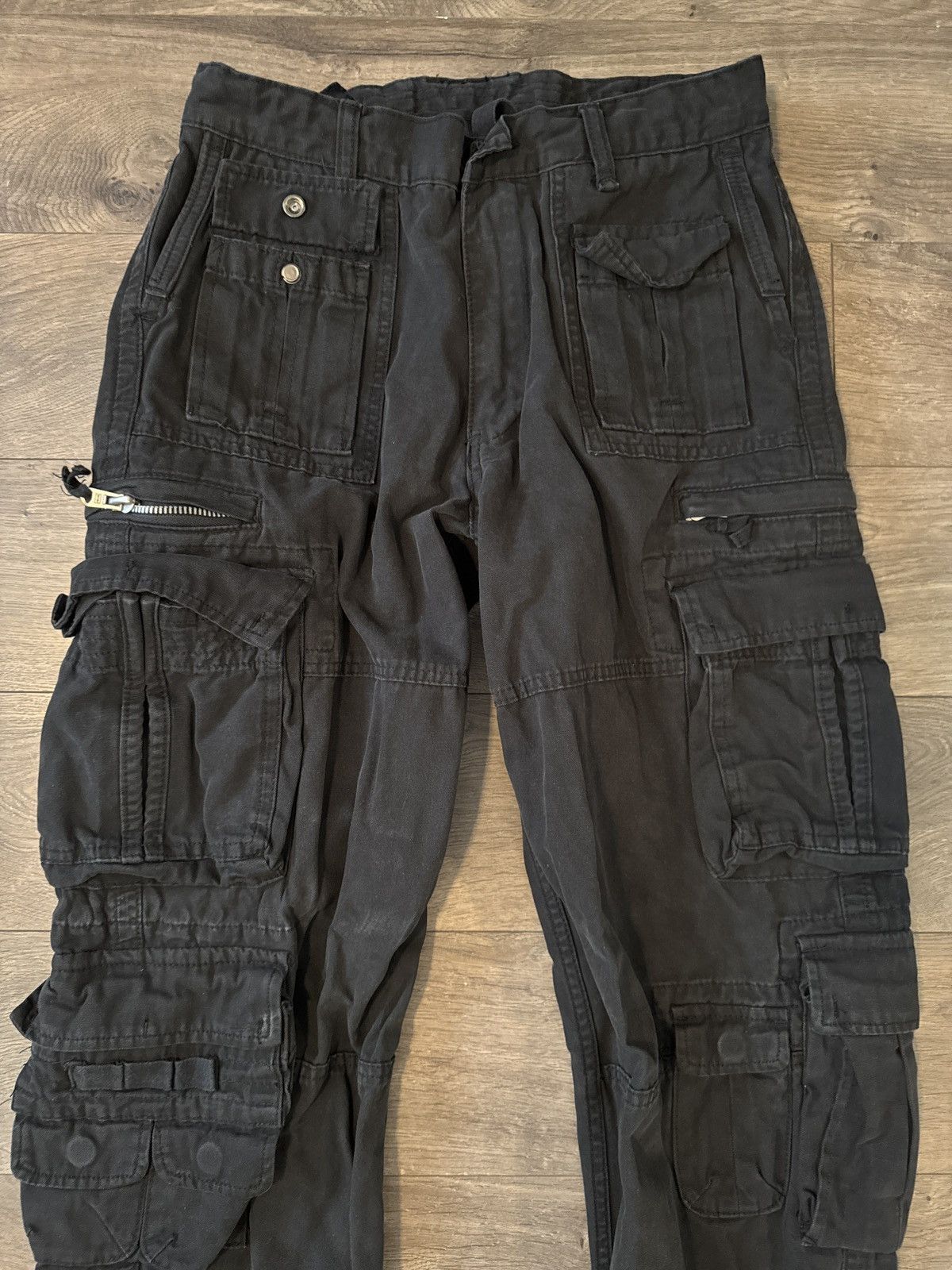 MNML Mnml Black Military Cargo Pants Size US 30 / EU 46 - 3 Thumbnail