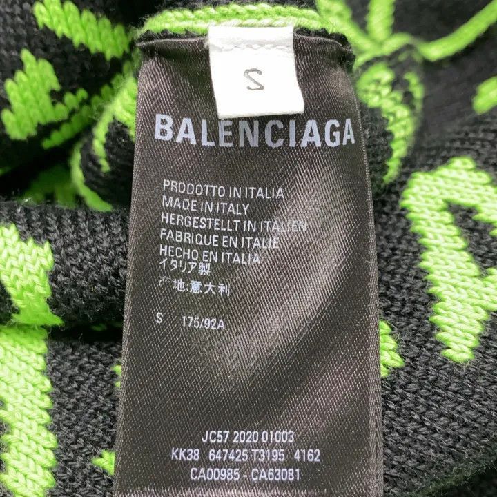 Balenciaga Balenciaga SS21 Logo Knit Long Sleeve Sweater 0079-2507 Size US S / EU 44-46 / 1 - 5 Thumbnail
