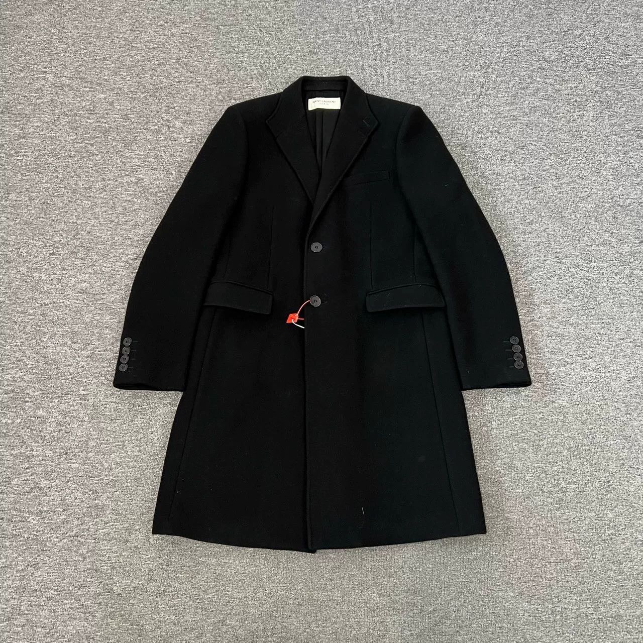 Saint Laurent Paris Saint Laurent Chesterfield Wool Coat Size US M / EU 48-50 / 2 - 1 Thumbnail