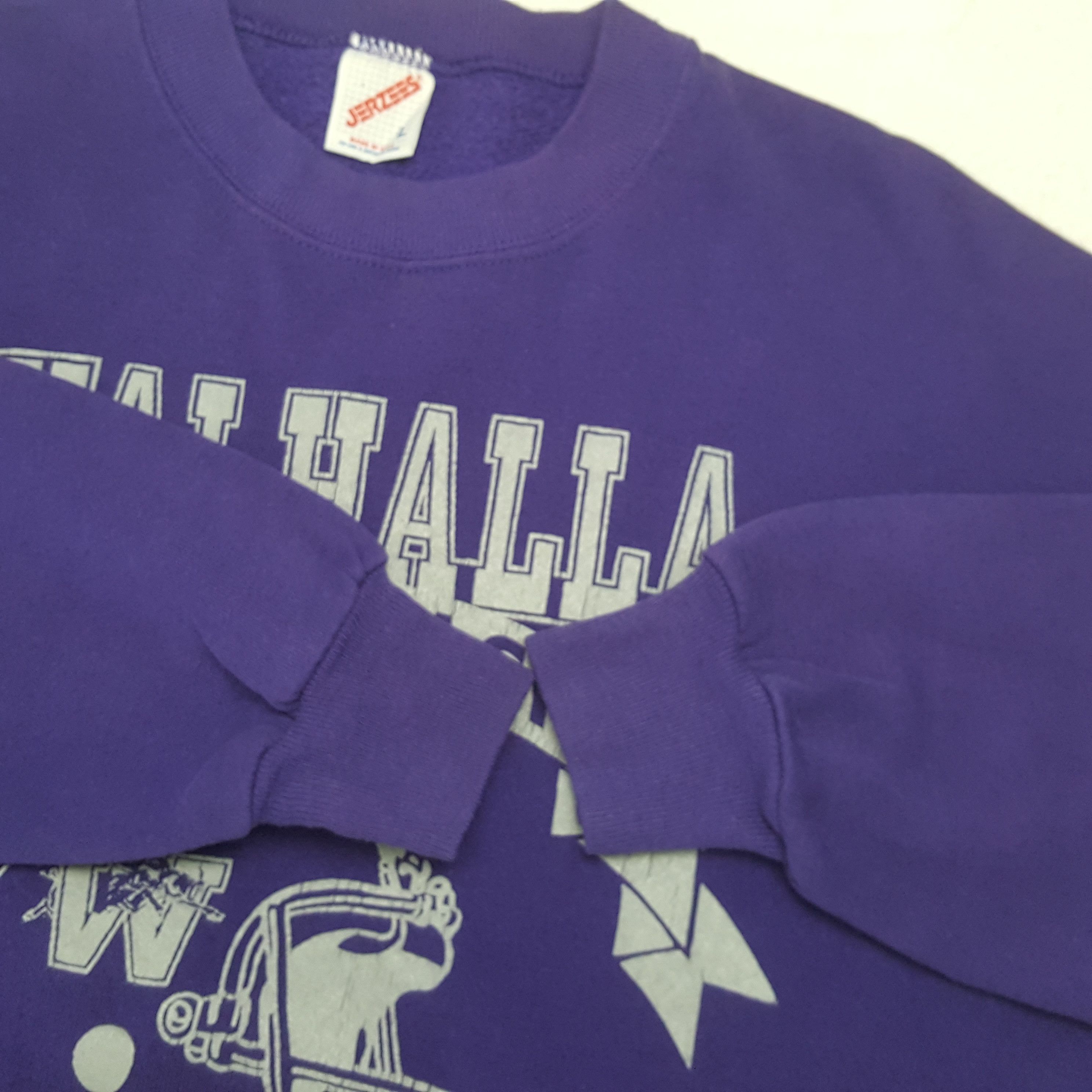NFL × Vintage NFL WALHALLA RAZORBACKS Football Team Sweatshirt C286N27 Size US M / EU 48-50 / 2 - 8 Thumbnail