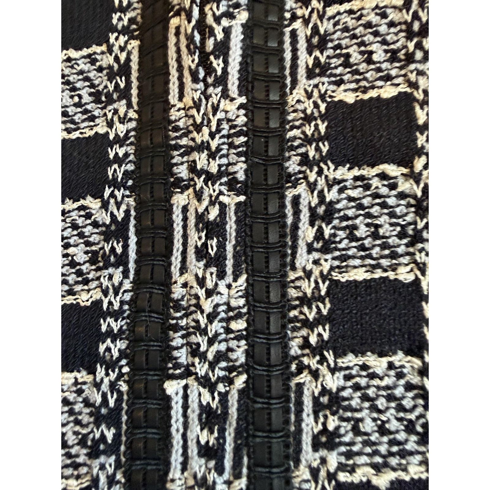 St. John St. John Collection Sweater 2 Check Knit Full Zip Jacket Size XS / US 0-2 / IT 36-38 - 5 Thumbnail