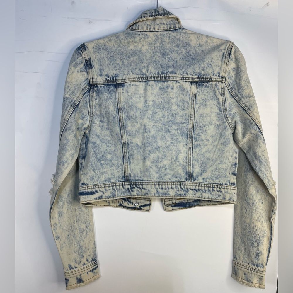 Other Highway Jeans Rue 21 Bleach Washed Button Front Denim Jacket Size S / US 4 / IT 40 - 2 Thumbnail