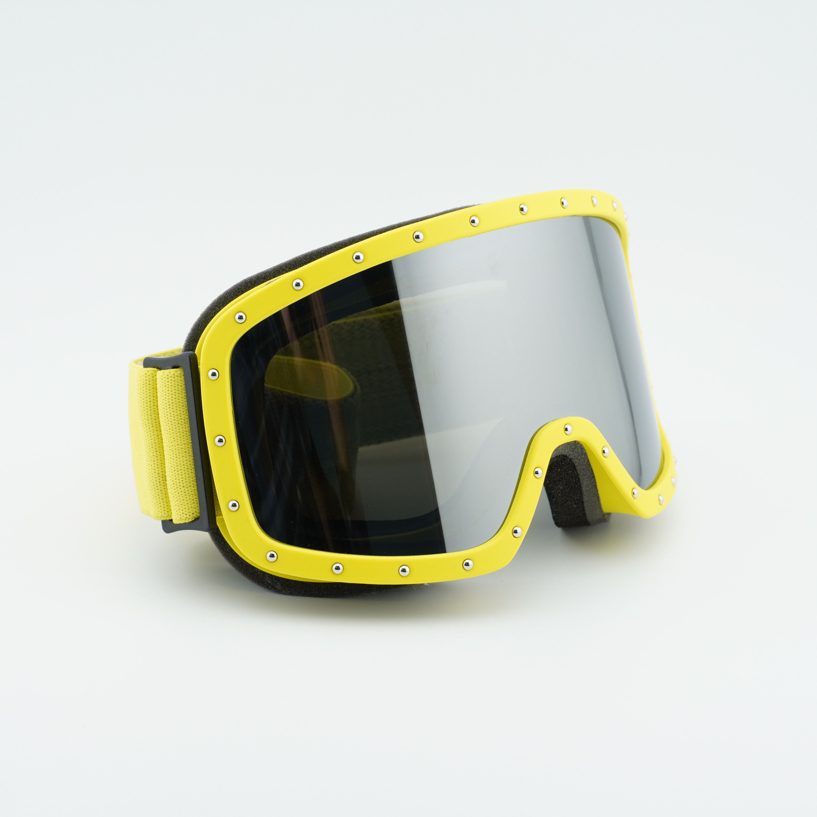 Celine Celine CL40196U 40C Yellow Shield Frame, Grey Mirror Lenses Size ONE SIZE - 8 Thumbnail