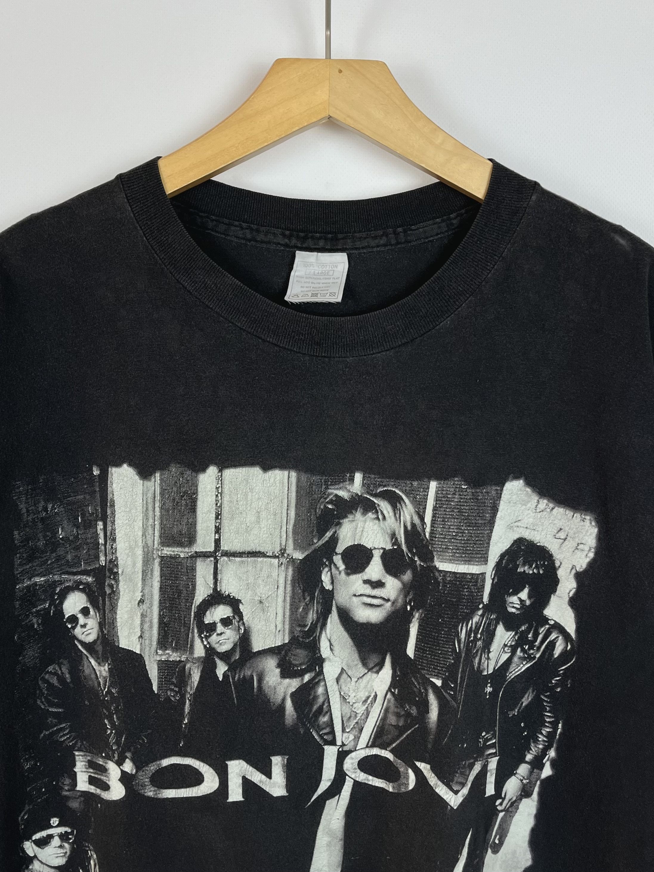 Band Tees Vintage Bon Jovi Keep The Faith Band T Shirt 1992 Size US XL / EU 56 / 4 - 6 Thumbnail