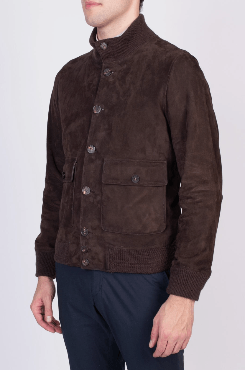 Golden Goose GOLDEN GOOSE Suede Leather Jacket Size US XS / EU 42 / 0 - 1 Thumbnail