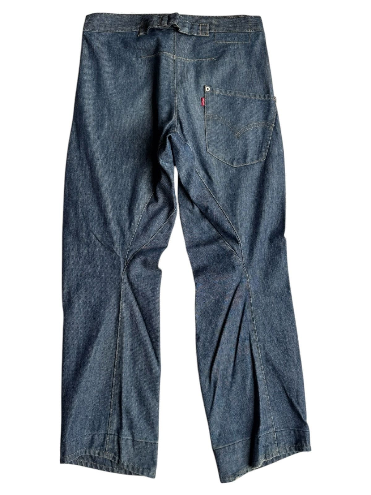 Levi's VERY RARE VINTAGE PANTS DENIM JEANS LEVIS ENGINEERED BUCKLE Size US 29 - 2 Thumbnail