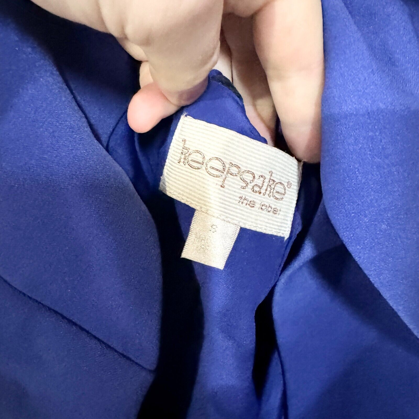 Other Keepsake The Label Royal Blue Halter Neck Asymmetrical Small Size S / US 4 / IT 40 - 3 Thumbnail