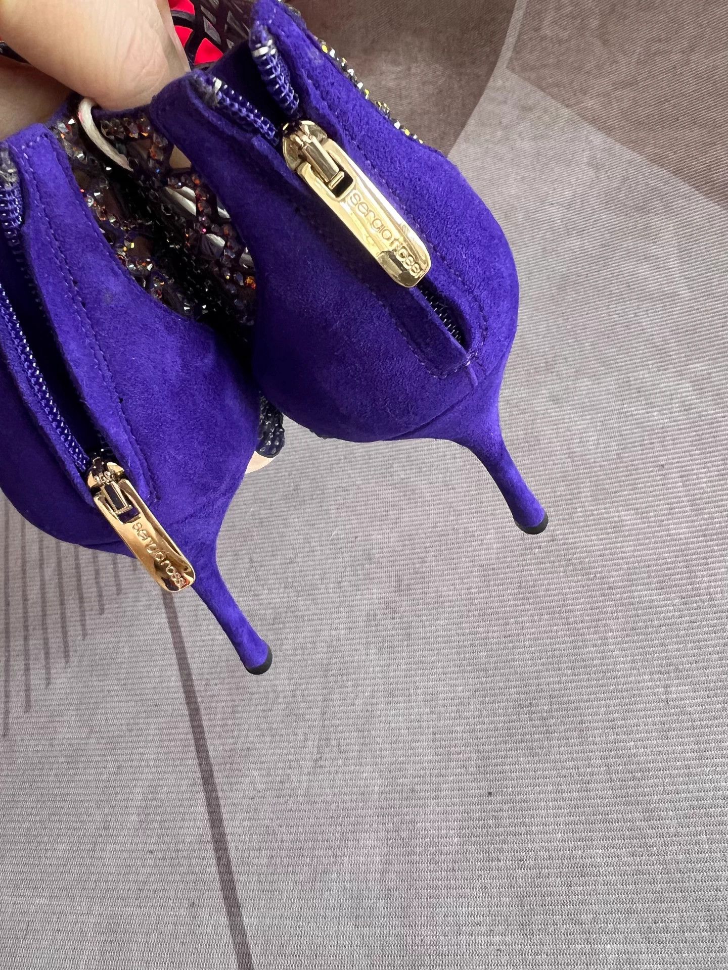 Sergio Rossi Sergio Rossi Pave Crystal Heels 35.5 With Box Size US 4.5 / IT 34.5 - 8 Thumbnail