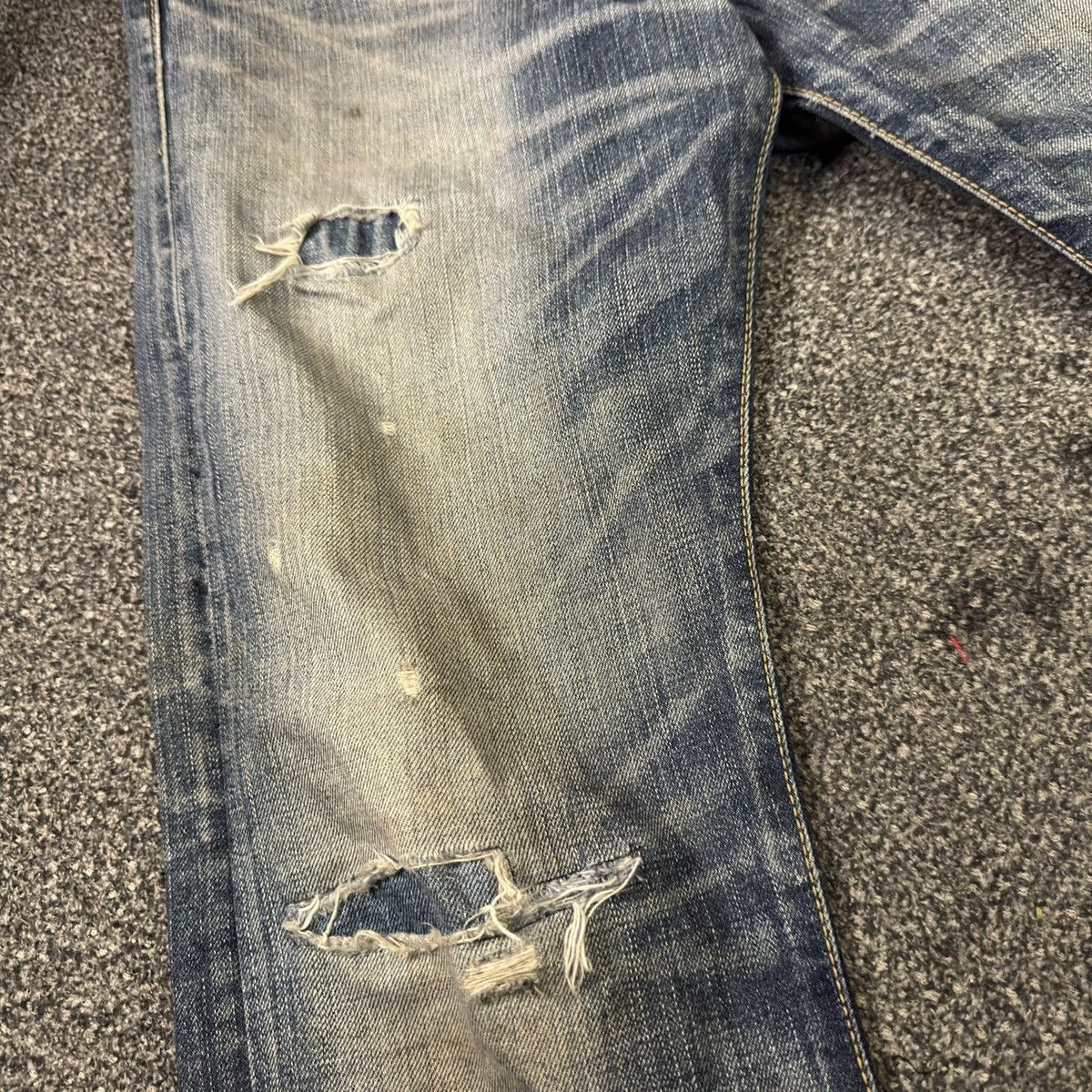 Engineered Garments × Levi's Vintage 2006 y2k Levis 505 Distressed Denim Jeans W32 Size US 32 / EU 48 - 4 Thumbnail