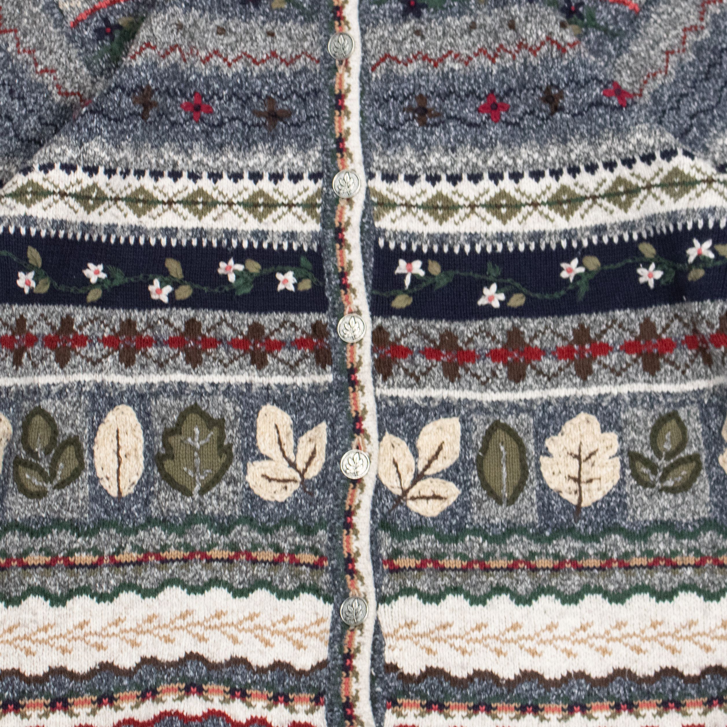 Northern Reflections Vintage Nordic Pattern Wool Cardigan Size US M / EU 48-50 / 2 - 5 Thumbnail