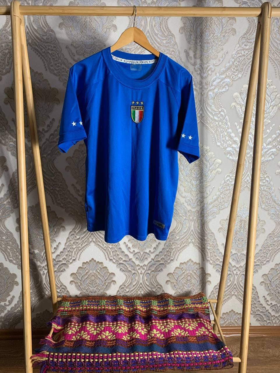 Vintage VERY RARE TOTTI 10 ITALY SOCCER JERSEY BLOKECORE Y2K RETRO Size US XL / EU 56 / 4 - 2 Thumbnail
