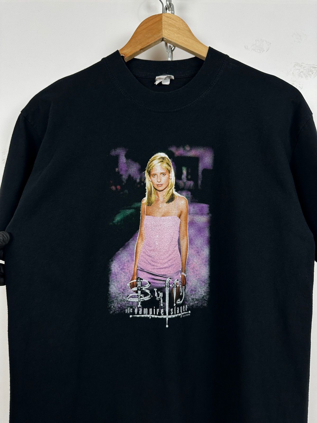 Vintage 1999 Vintage Buffy The Vampire Slayer Movie T-Shirt Size US M / EU 48-50 / 2 - 7 Thumbnail
