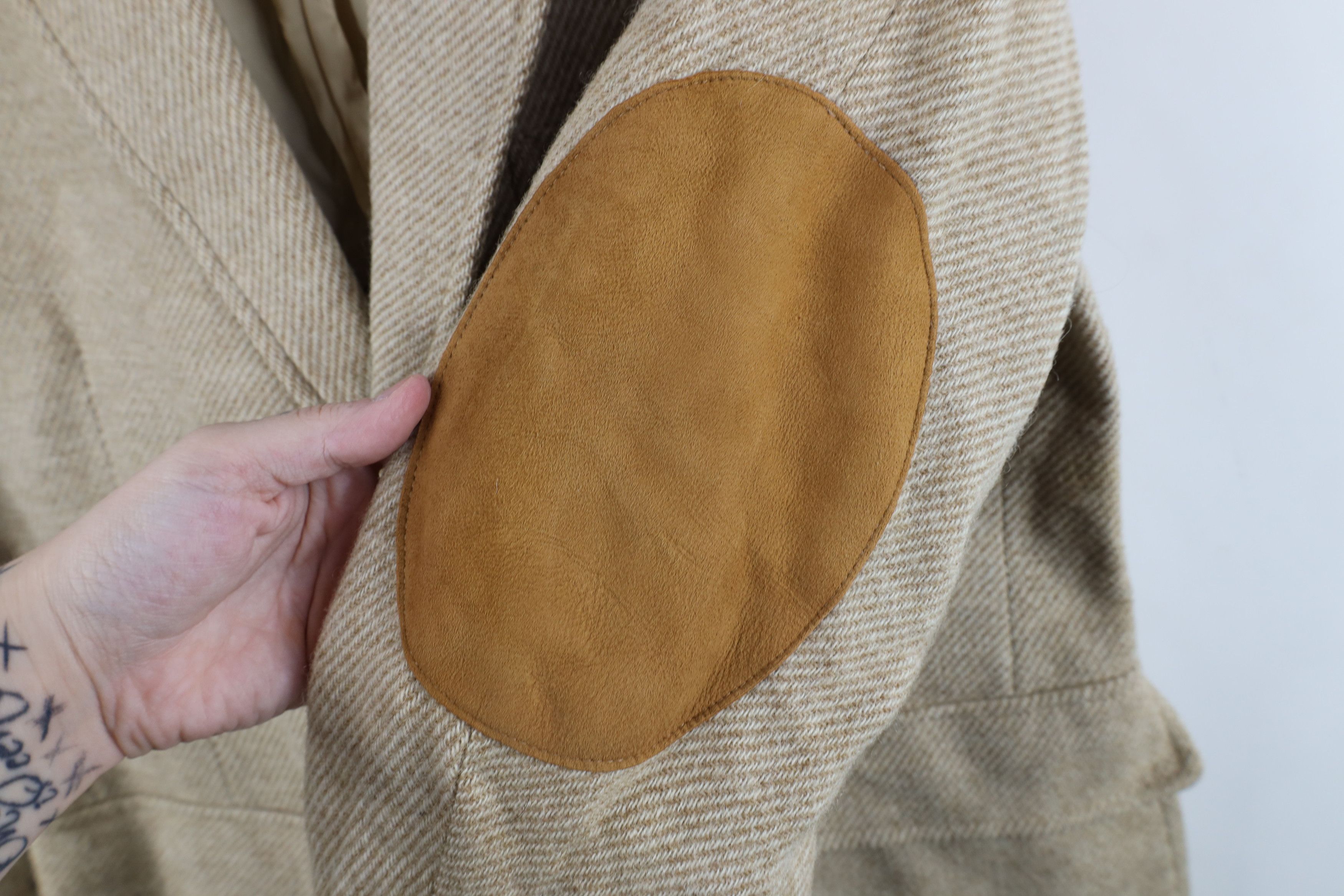 Lacoste Vintage 70s 80s Lacoste Elbow Patch Blazer Suit Jacket USA Size US XL / EU 56 / 4 - 6 Thumbnail