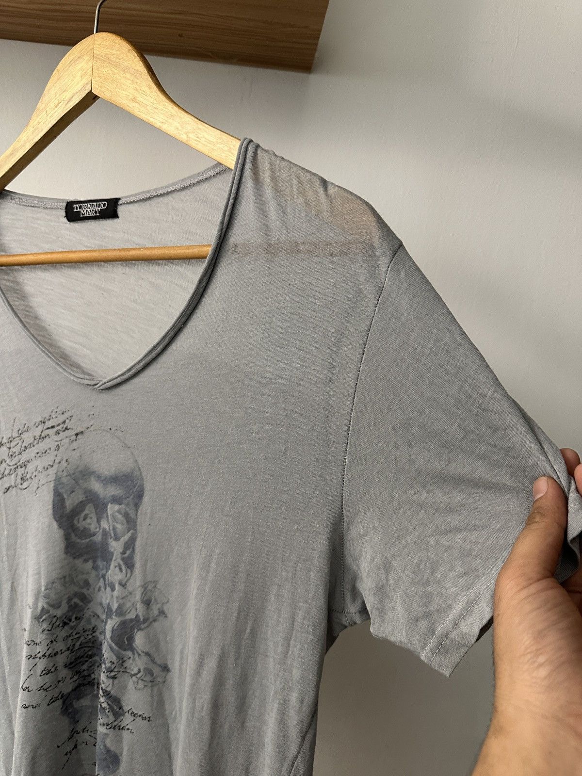 Tornado Mart 1990 - Tornado Mart Archival Skull Poem Body Mesh Size US M / EU 48-50 / 2 - 12 Thumbnail