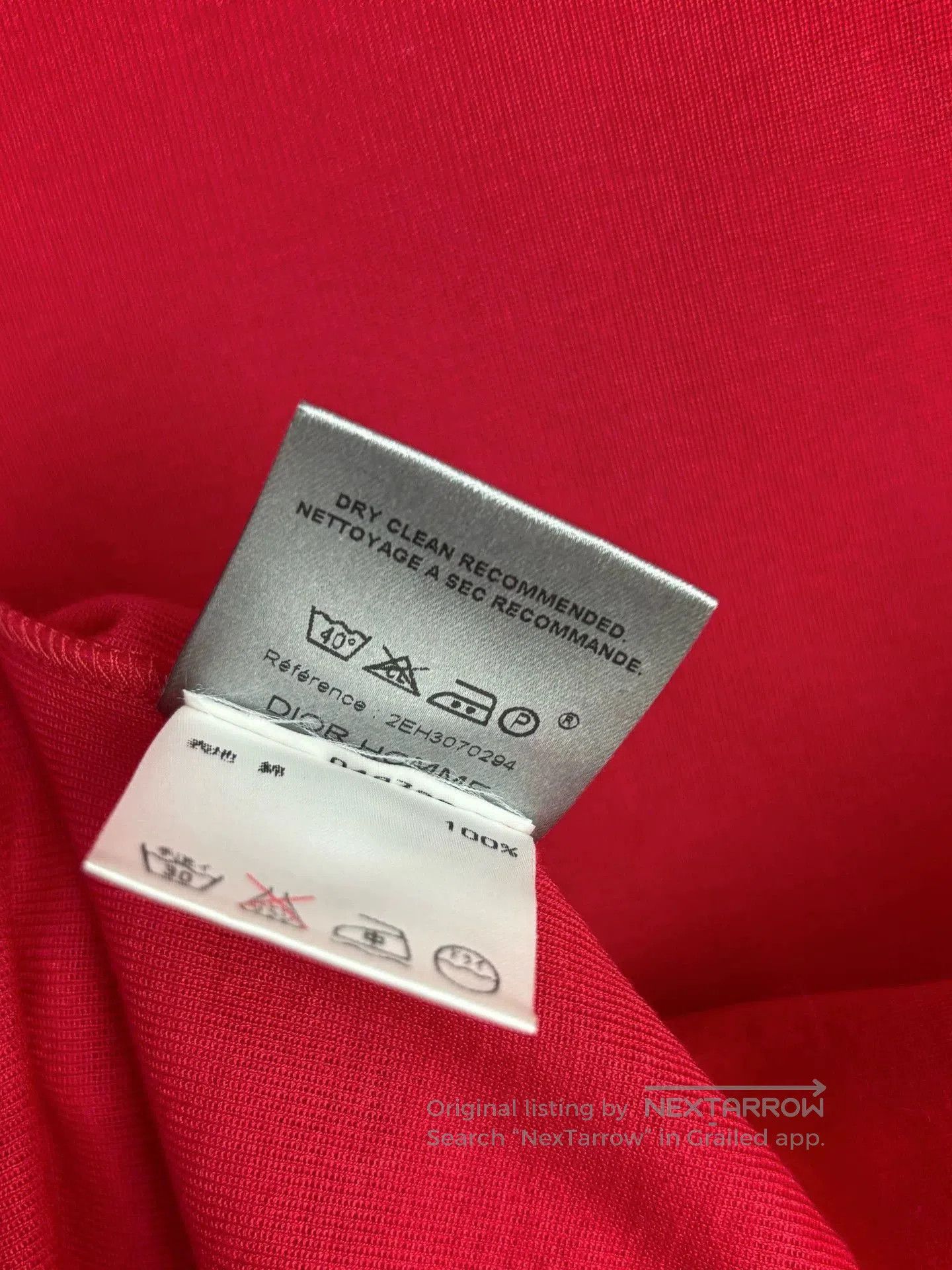 Dior Red Sleeveless Top with Side Tassel Details. Size US S / EU 44-46 / 1 - 8 Thumbnail