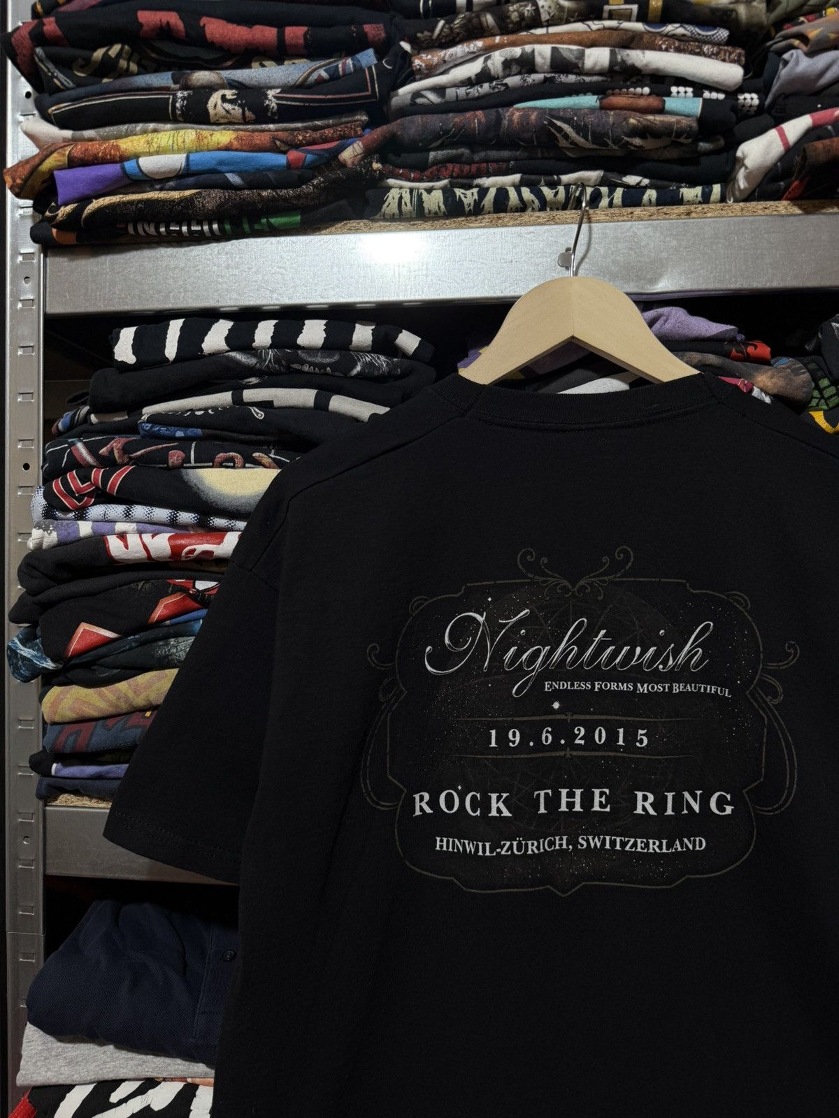 Band Tees × Vintage Vintage Nightwish Endless Forms Most Beautiful 2015 T-Shirt Size US XL / EU 56 / 4 - 4 Thumbnail