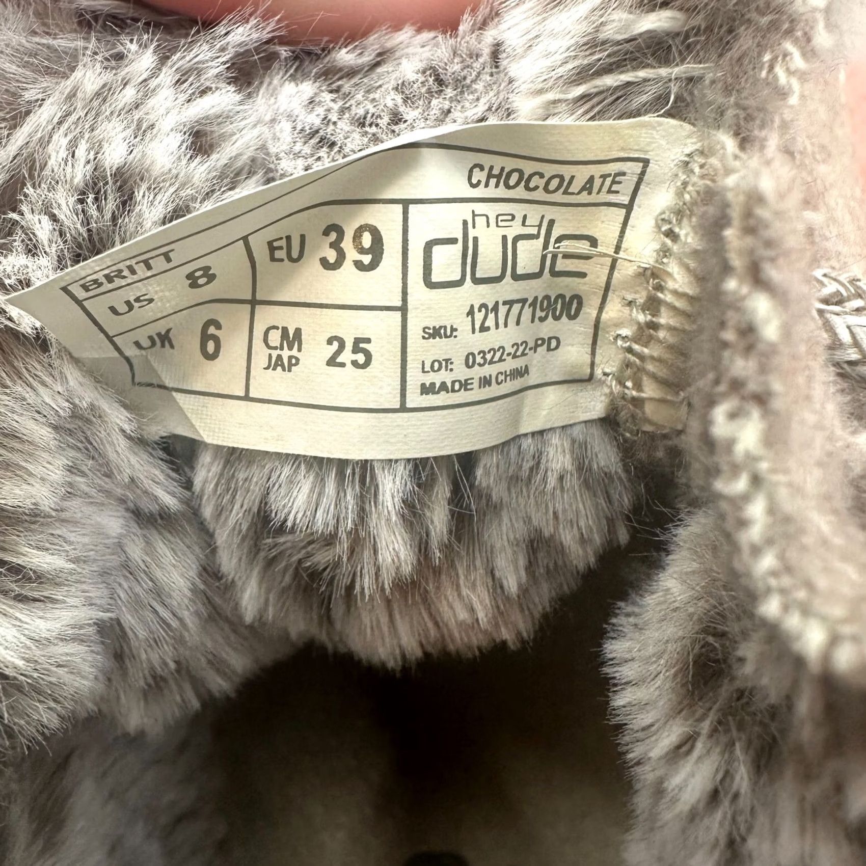 Vintage Hey Dude Casual Shoes Womens 8 Gray Faux Fur Canvas Lace Up Boots Shoes Casual Shoes Womens 8 Gray Faux Fur Canvas Lace Up Boots Shoes 121771900 Size US 8 / IT 38 - 6 Thumbnail