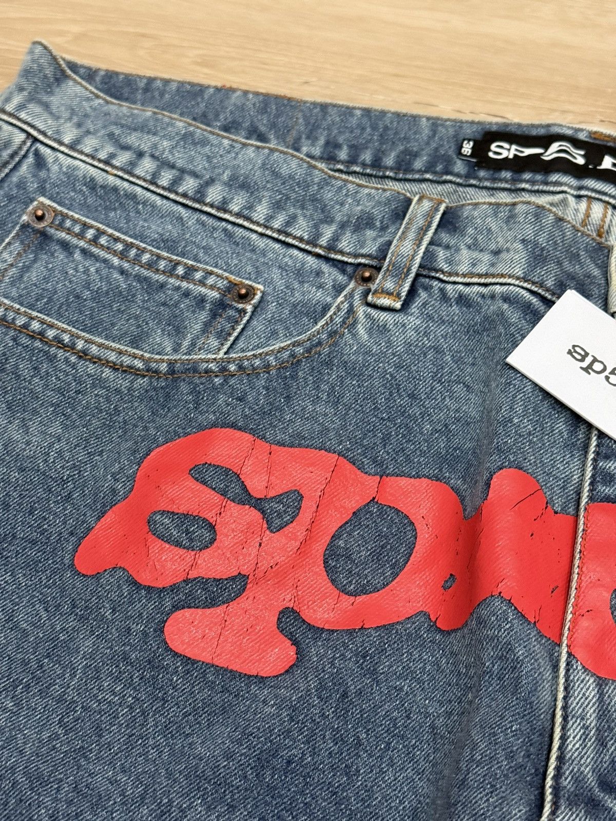 Sp5der Sp5der Worldwide v3 Indigo Denim Jeans Size US 36 / EU 52 - 8 Thumbnail