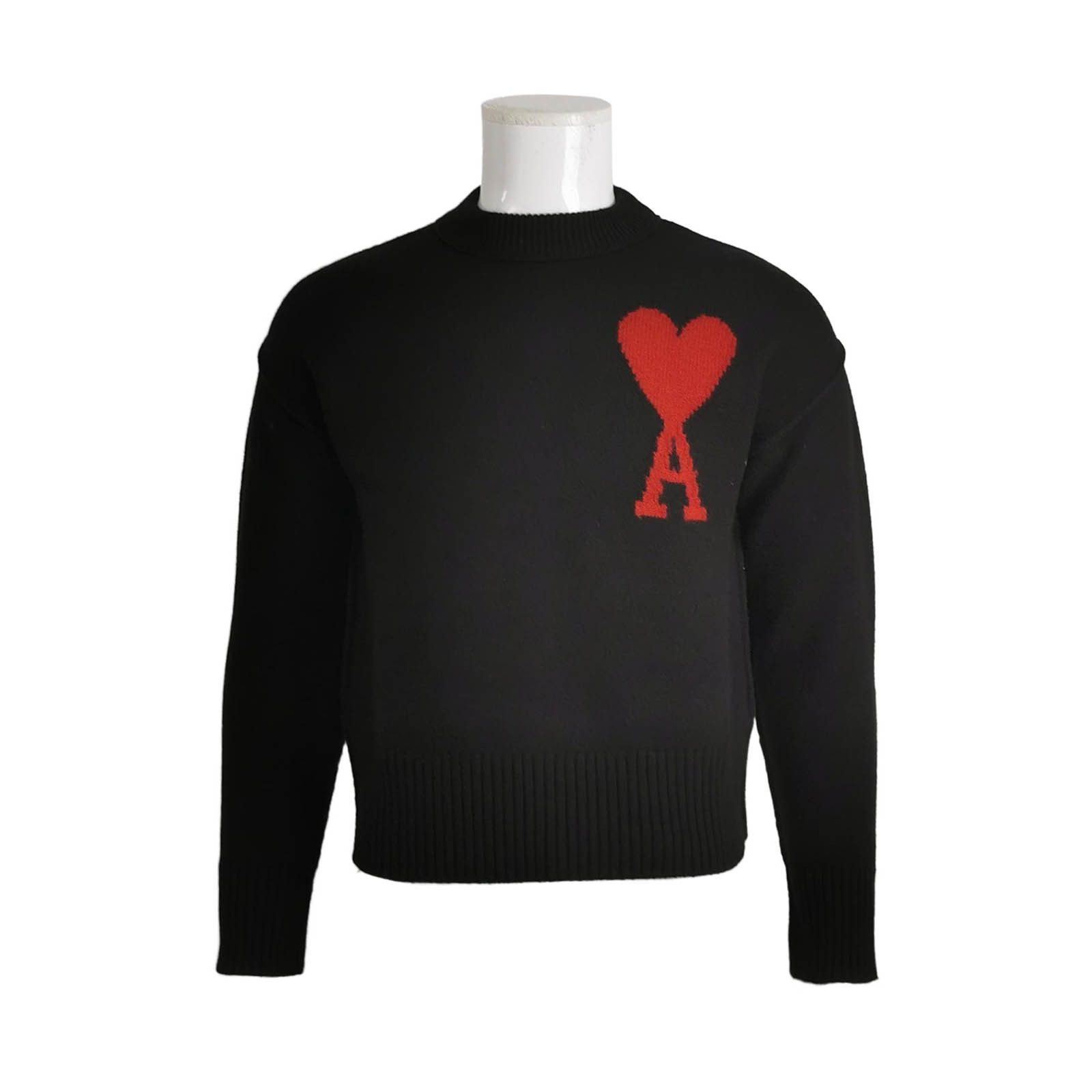 AMI AMI Alexandre Mattiussi Heart Logo Sweater Size S Size US S / EU 44-46 / 1 - 1 Thumbnail