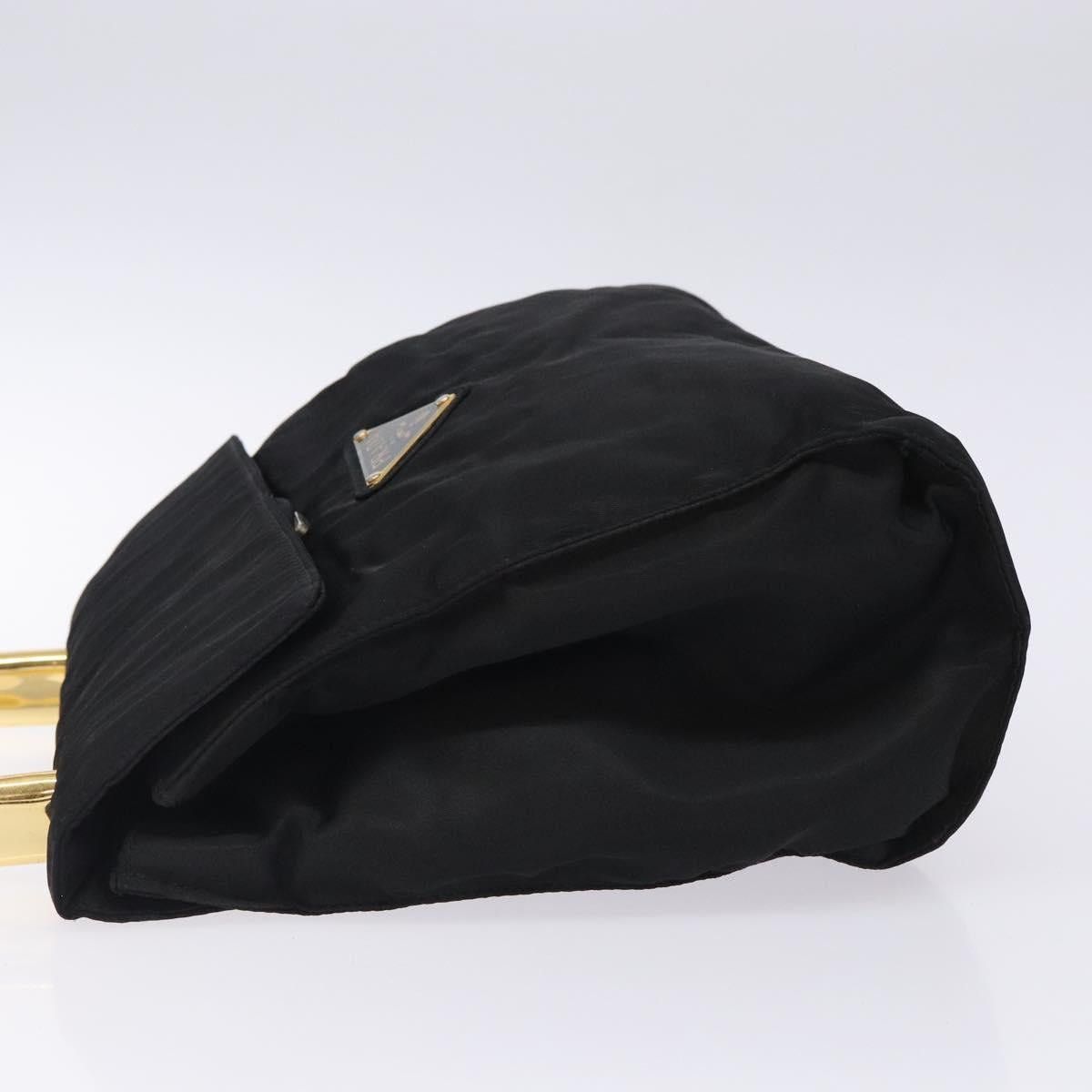 Prada PRADA Hand Bag Nylon Black Gold Size ONE SIZE - 5 Thumbnail
