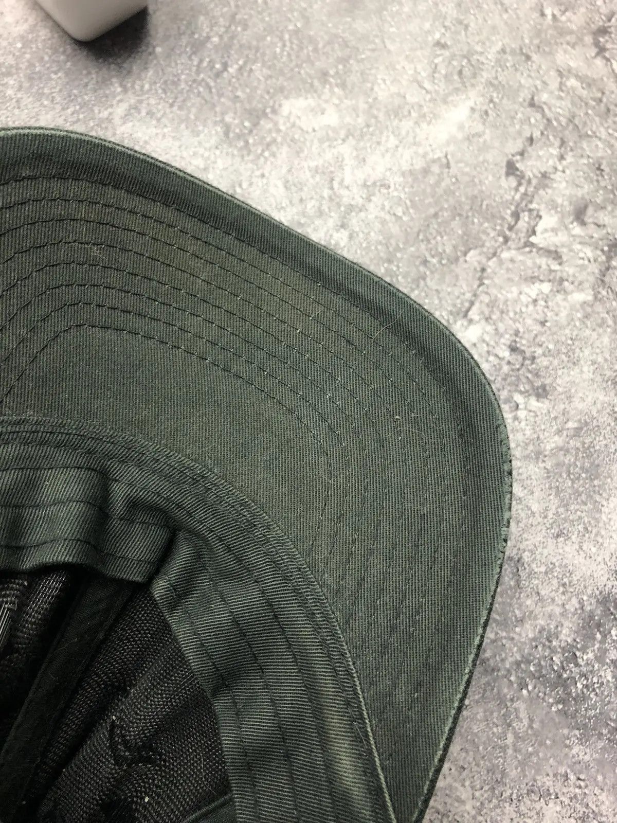 Nike NIKE Big Swoosh Stripped Logo Streetwear Navy Green Cap Size ONE SIZE - 9 Thumbnail