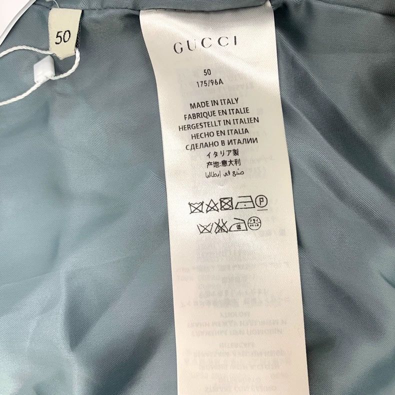 Gucci Gucci Color-blocked striped floral full-print mulberry silk Size US M / EU 48-50 / 2 - 6 Thumbnail