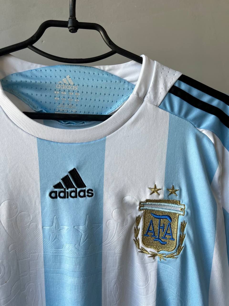 Adidas 2007/2009 ARGENTINA TEAM SOCCER JERSEY FOOTBALL SHIRT ADIDAS Size US XL / EU 56 / 4 - 4 Thumbnail