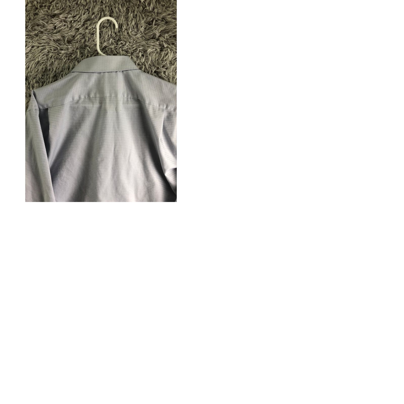 Nordstrom Nordstrom Rack Trim Fit Mens 17 34-35 Blue Long Sleeve Spread Collar Shirt Shirt Mens Blue Long Sleeve Spread Collar Shirt Size US XL / EU 56 / 4 - 9 Thumbnail