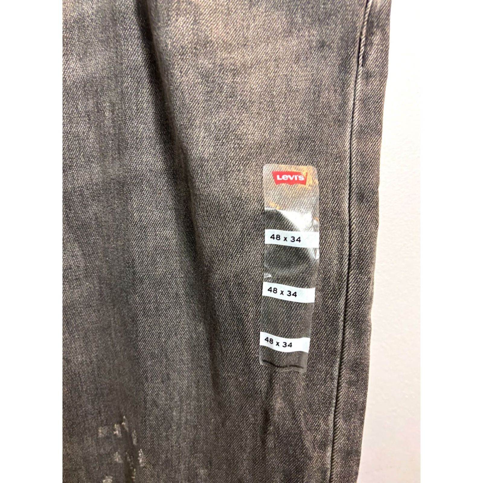 Levi's Levi's 550 Jeans Relaxed Straight Mens 48X34 Black 90s Retro Vintage Style Distressed 5-Pocket Denim Jeans Size US 32 / EU 48 - 2 Thumbnail