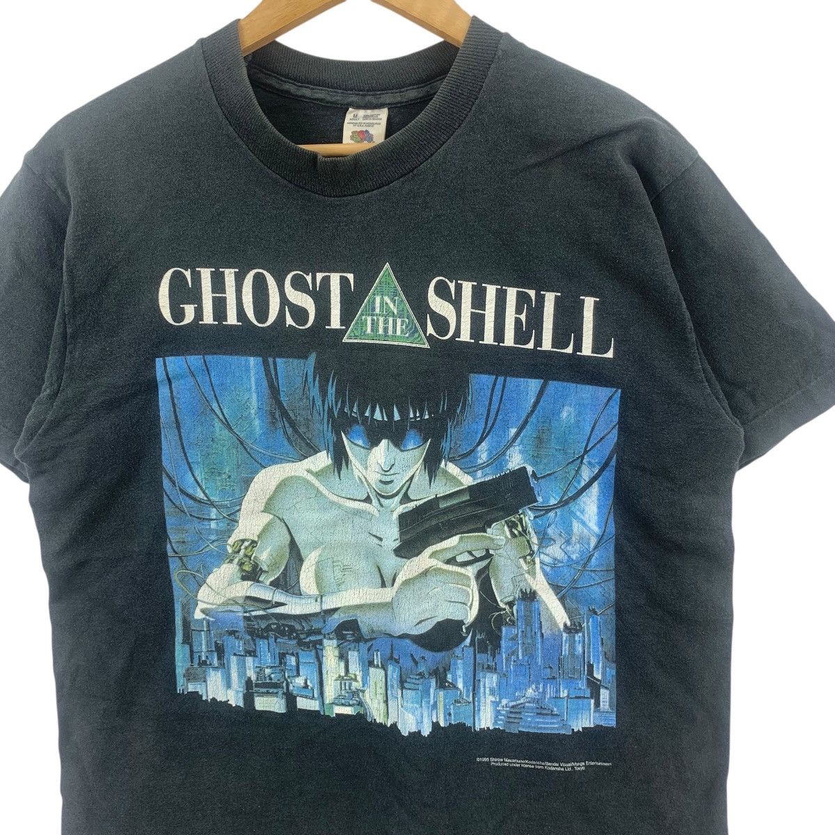 Anime Vintage 1995 GHOST IN THE SHELL Cyber Punk Tee Shirt Top Size US M / EU 48-50 / 2 - 5 Thumbnail